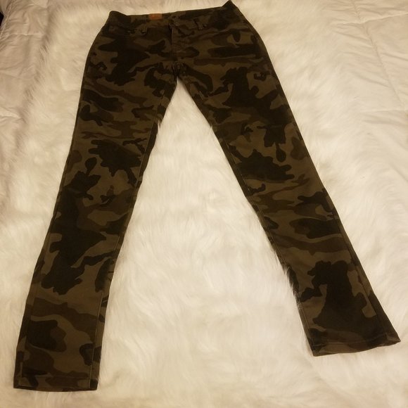 ROX DENIM DARK CAMOUFLAGE SKINNY'S - Picture 1 of 5